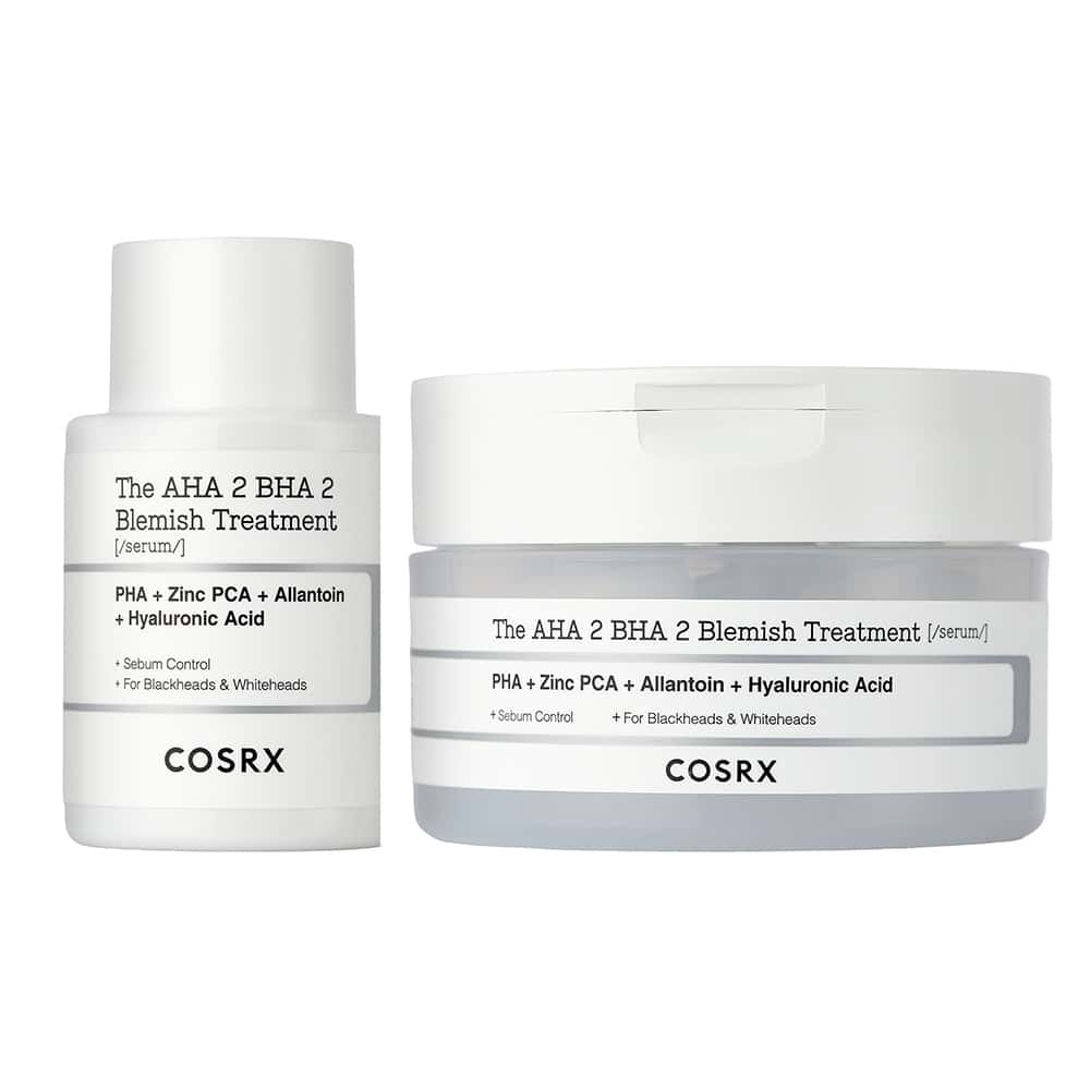 ست-سرم-و-توپک-ضد-جوش-کوزارکس-COSRX-AHA-2-BHA-2-Blemish-Treatment-Serum